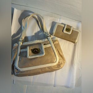 Coach Cricket Satchel Handbag and Wallet Set